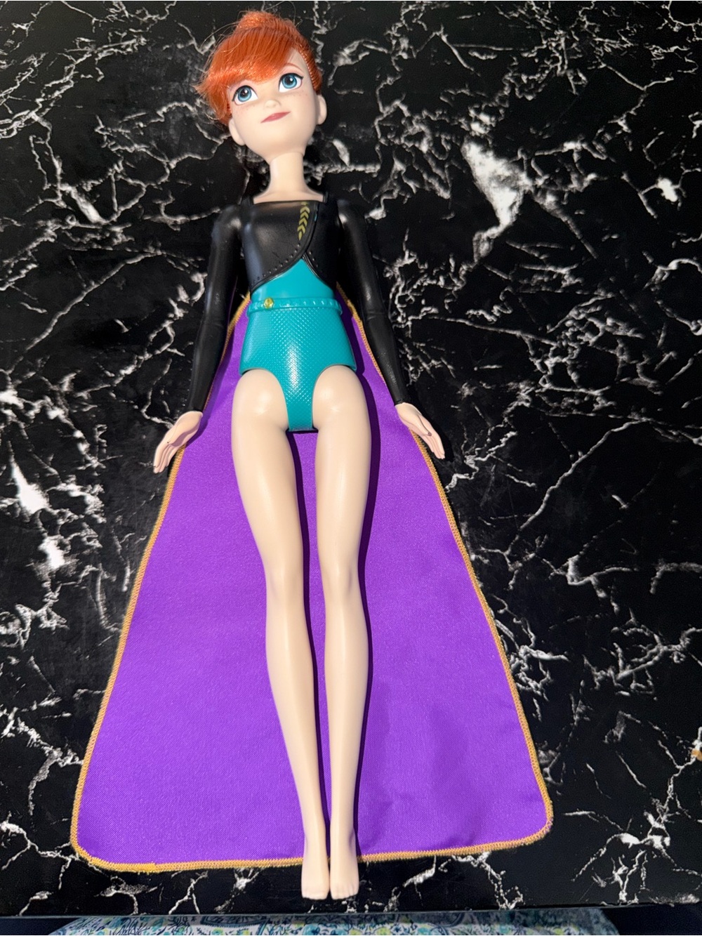 Mattel Doll Cape and Teal Swimsuit Outfit